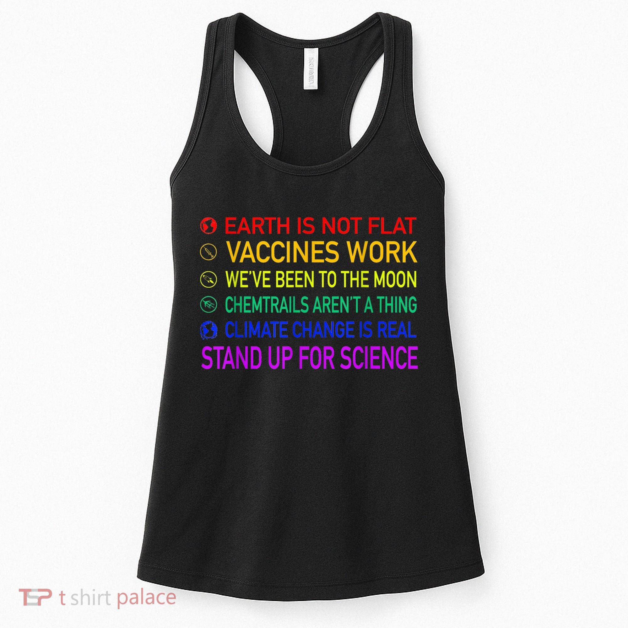 Science Is Real 8 Billion Trees Women's Tank Top