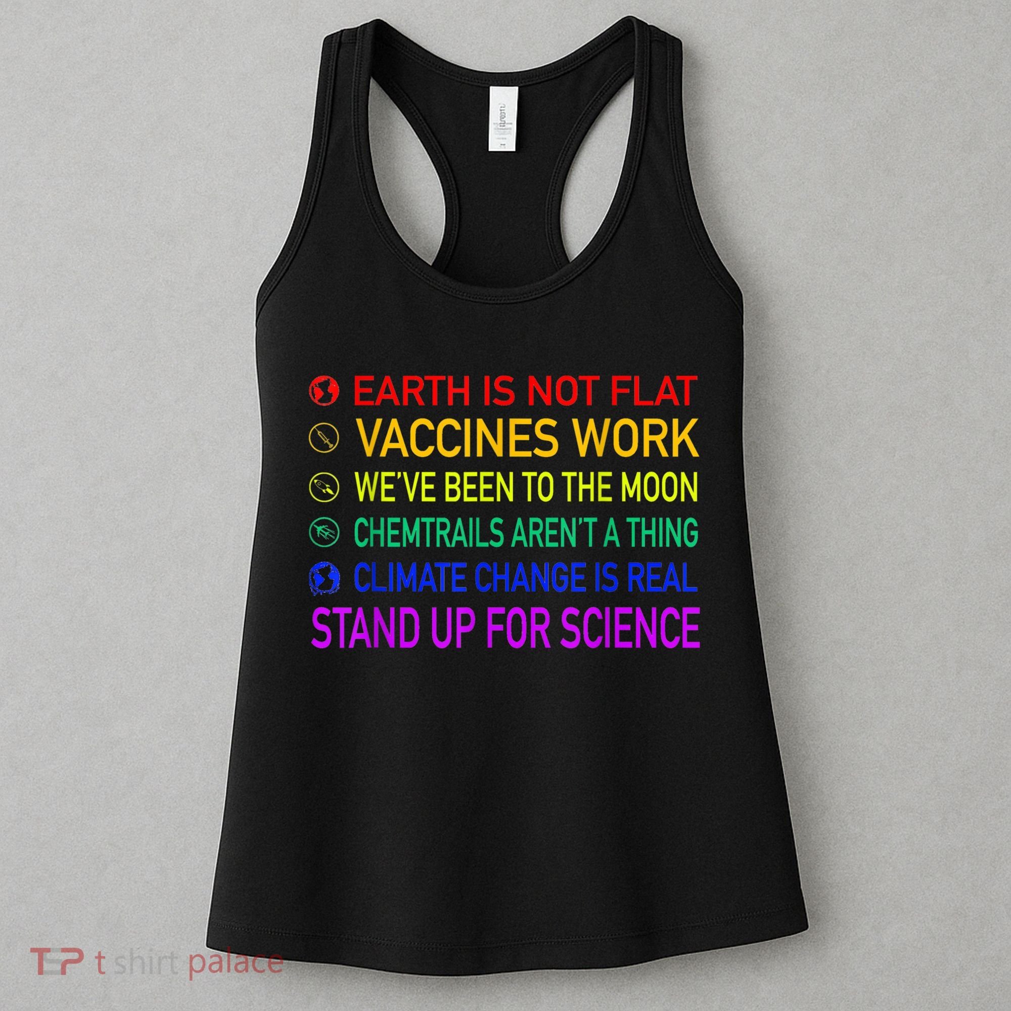 Science Is Real 8 Billion Trees Women's Tank Top