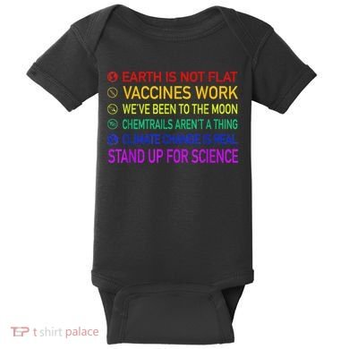 Science Is Real 8 Billion Trees Baby Bodysuit