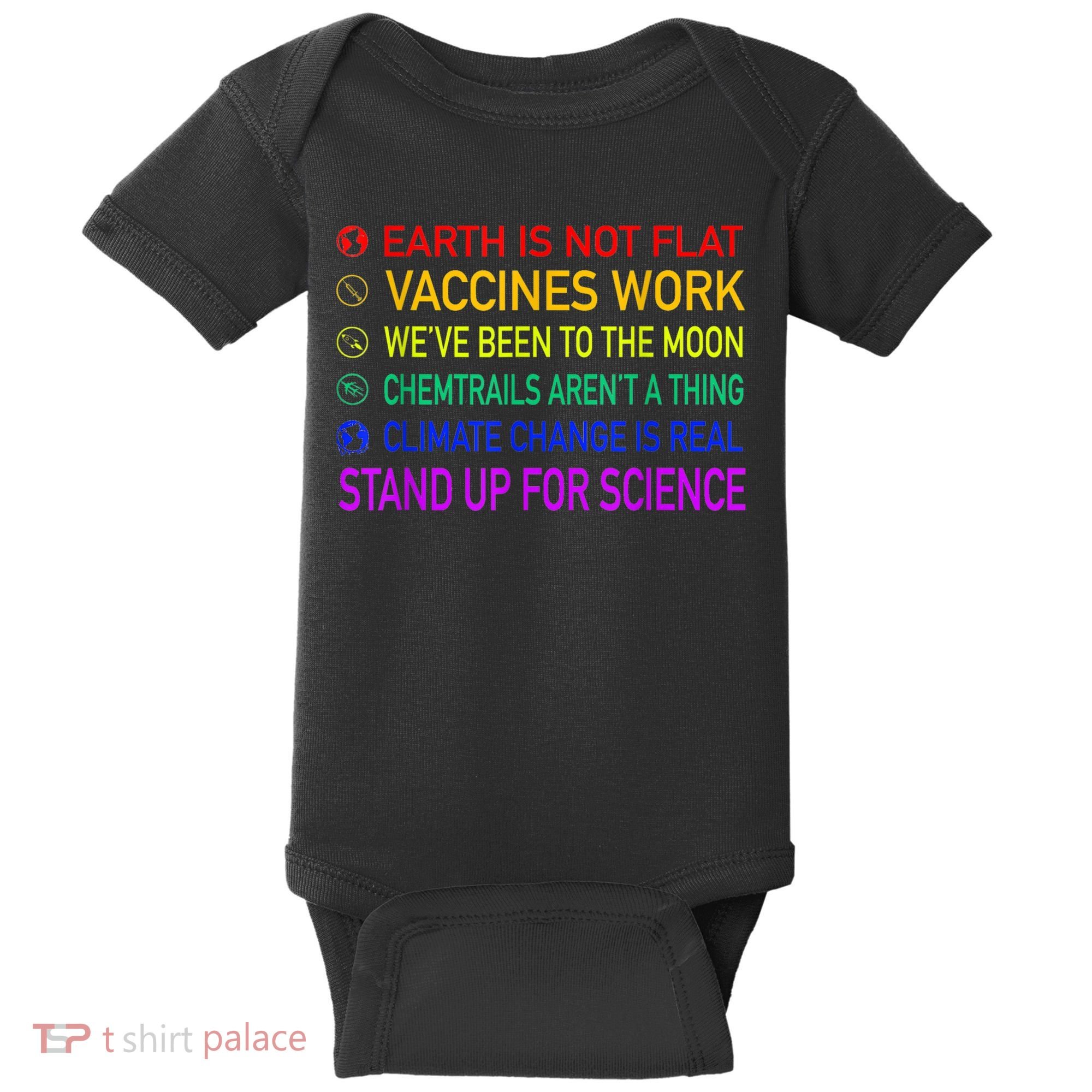 Science Is Real 8 Billion Trees Baby Bodysuit