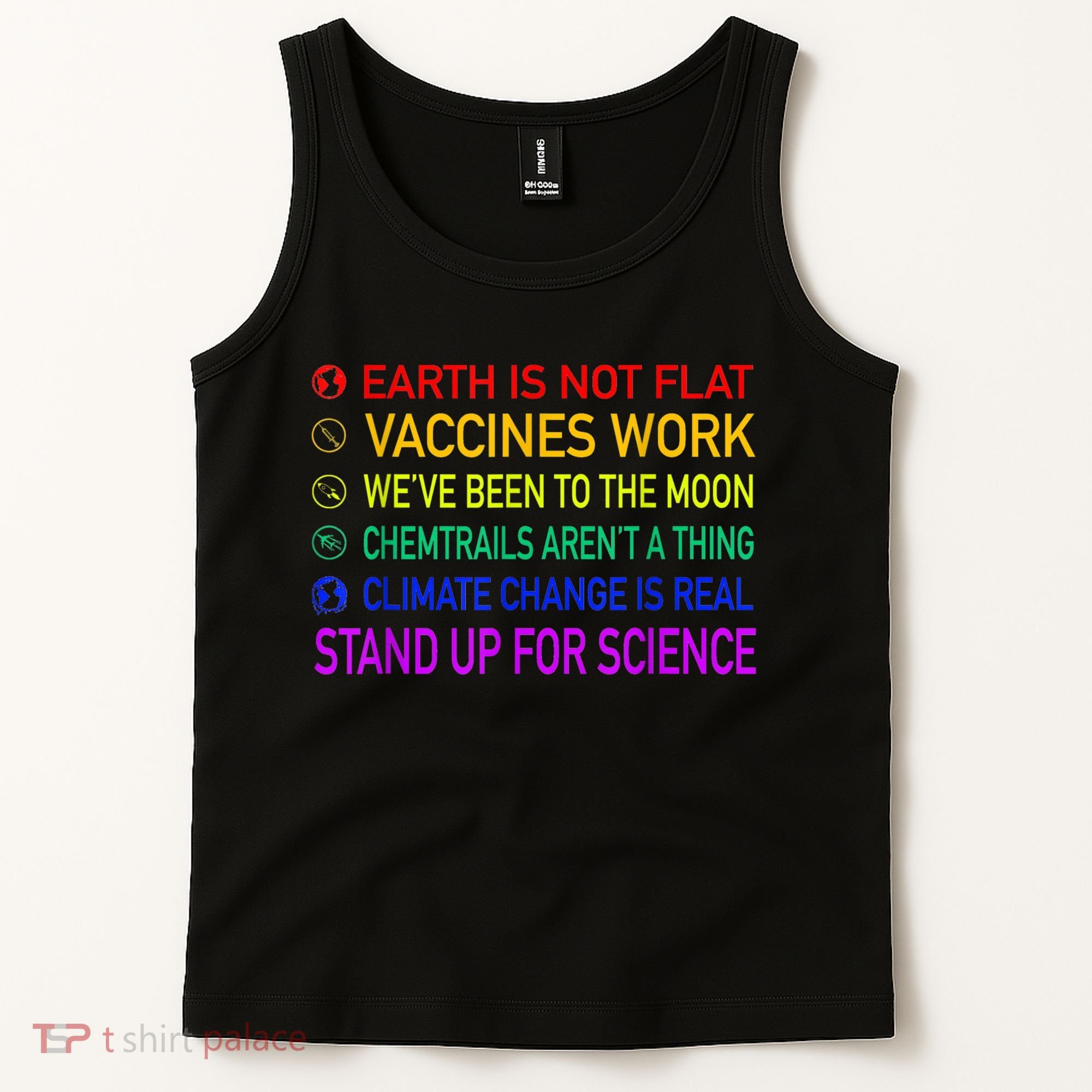 Science Is Real 8 Billion Trees Tank Top