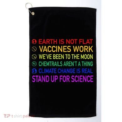 Science Is Real 8 Billion Trees Golf Towel