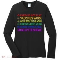 Science Is Real 8 Billion Trees Women's Long Sleeve Shirt thumb 0