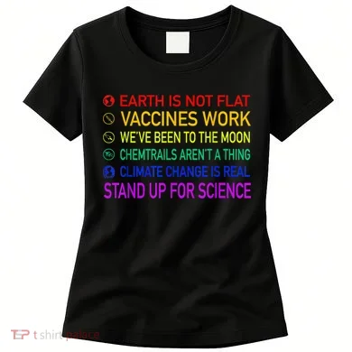 Science Is Real 8 Billion Trees Women's T-Shirt