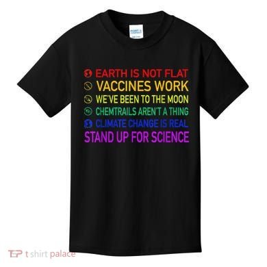 Science Is Real 8 Billion Trees Kids T-Shirt