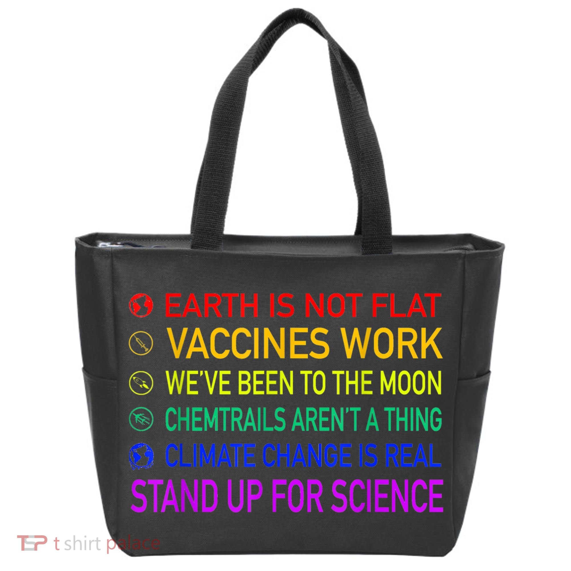 Science Is Real 8 Billion Trees Tote Bag