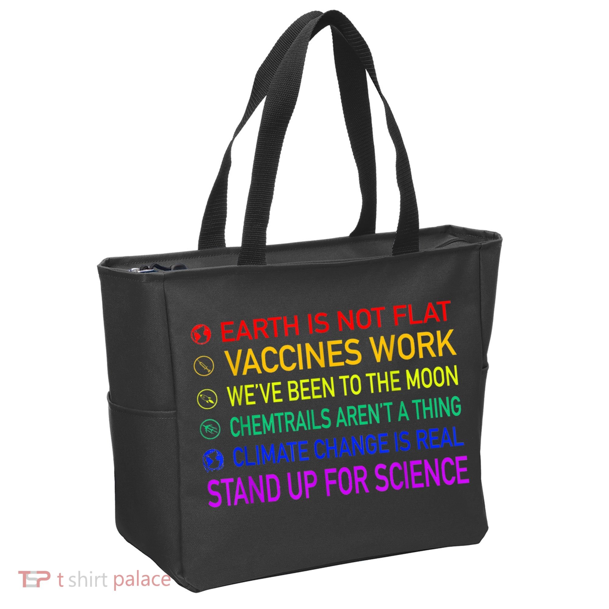 Science Is Real 8 Billion Trees Tote Bag