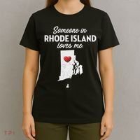 Someone In Rhode Island Loves Me Rhode Island Ri T-Shirt thumb 4