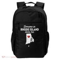 Someone In Rhode Island Loves Me Rhode Island Ri Backpack thumb 0