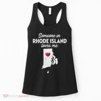 Someone In Rhode Island Loves Me Rhode Island Ri Women's Tank Top thumb 0