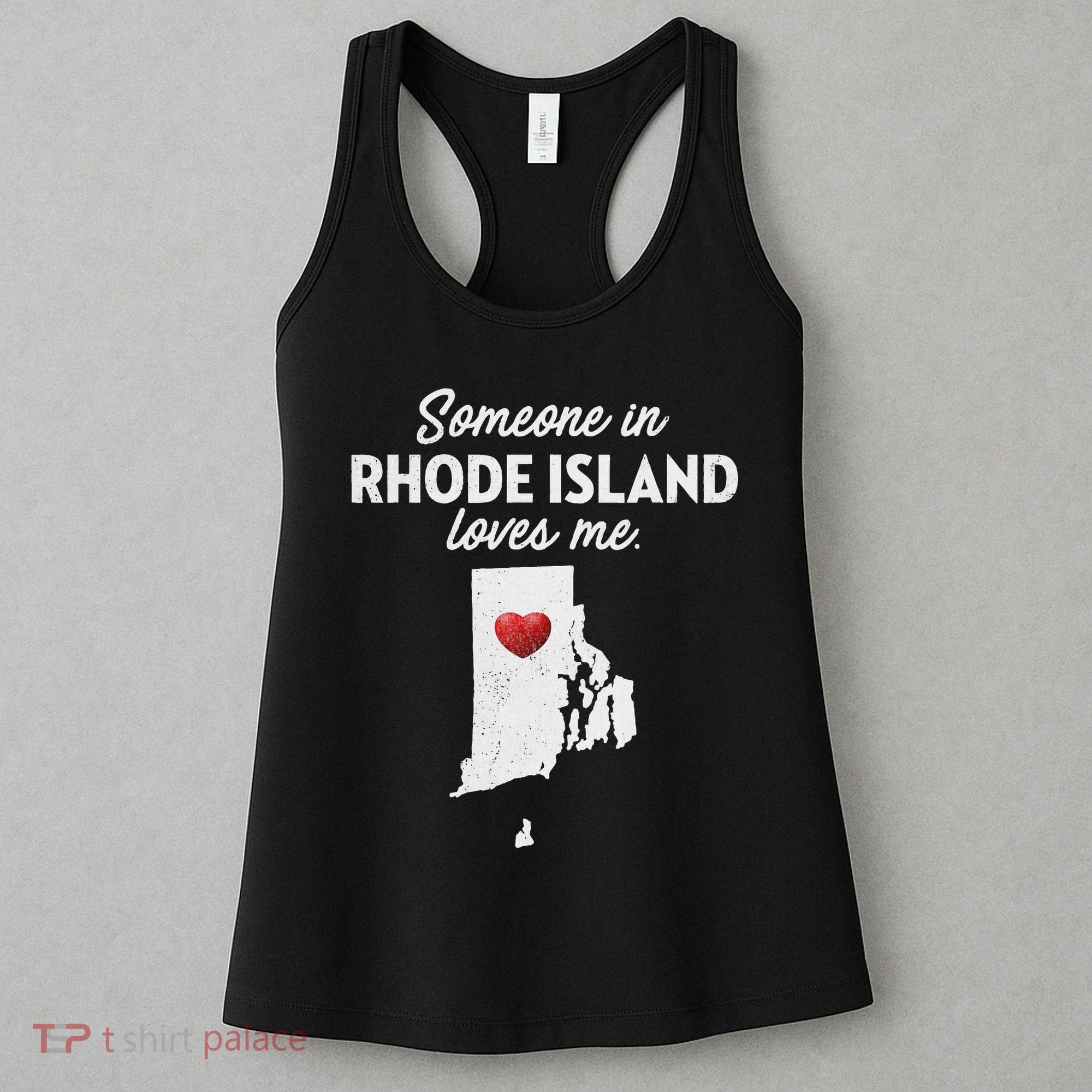 Someone In Rhode Island Loves Me Rhode Island Ri Women's Tank Top