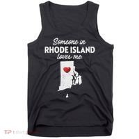 Someone In Rhode Island Loves Me Rhode Island Ri Tank Top thumb 0