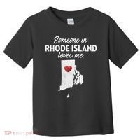 Someone In Rhode Island Loves Me Rhode Island Ri Toddler T-Shirt thumb 0