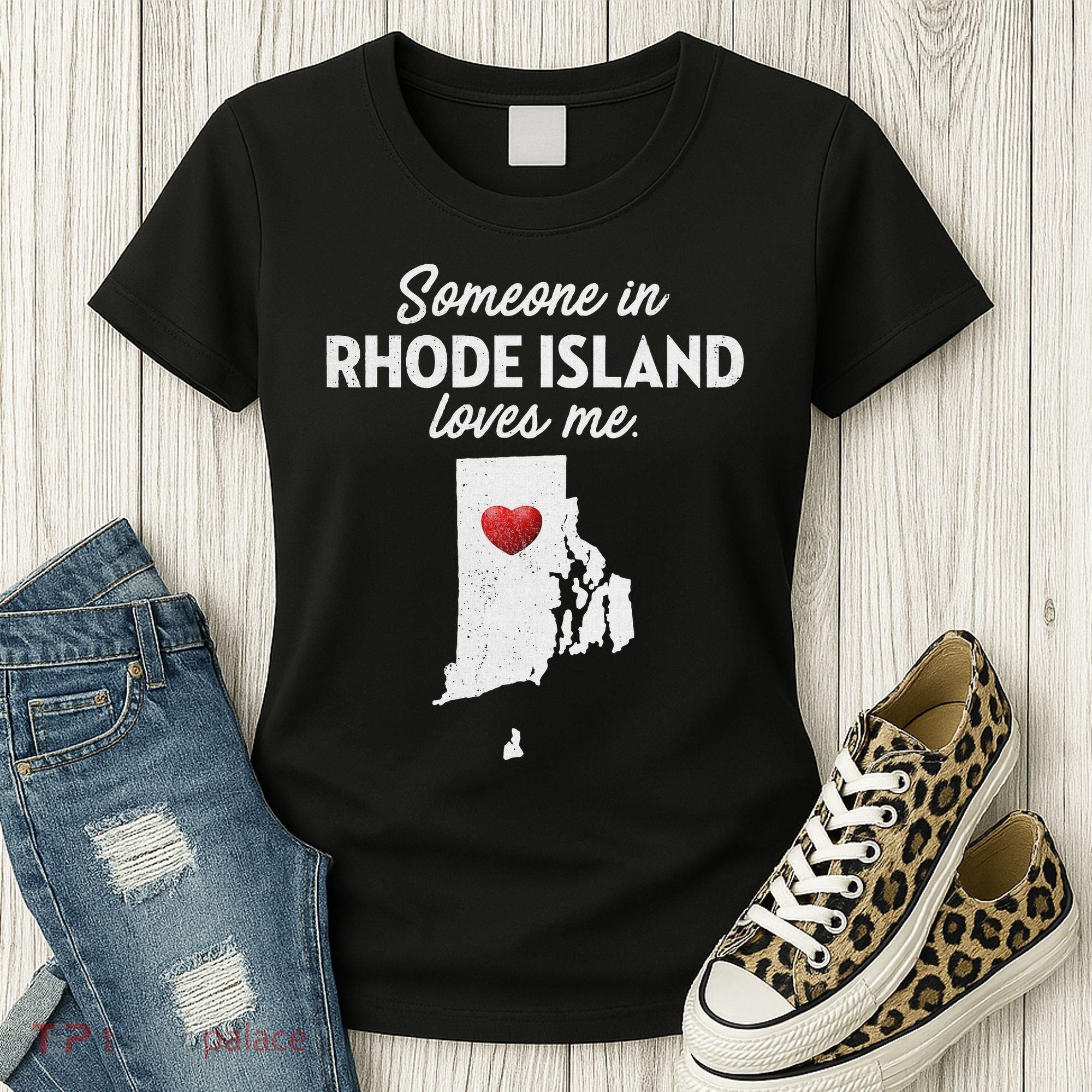 Someone In Rhode Island Loves Me Rhode Island Ri Women's T-Shirt