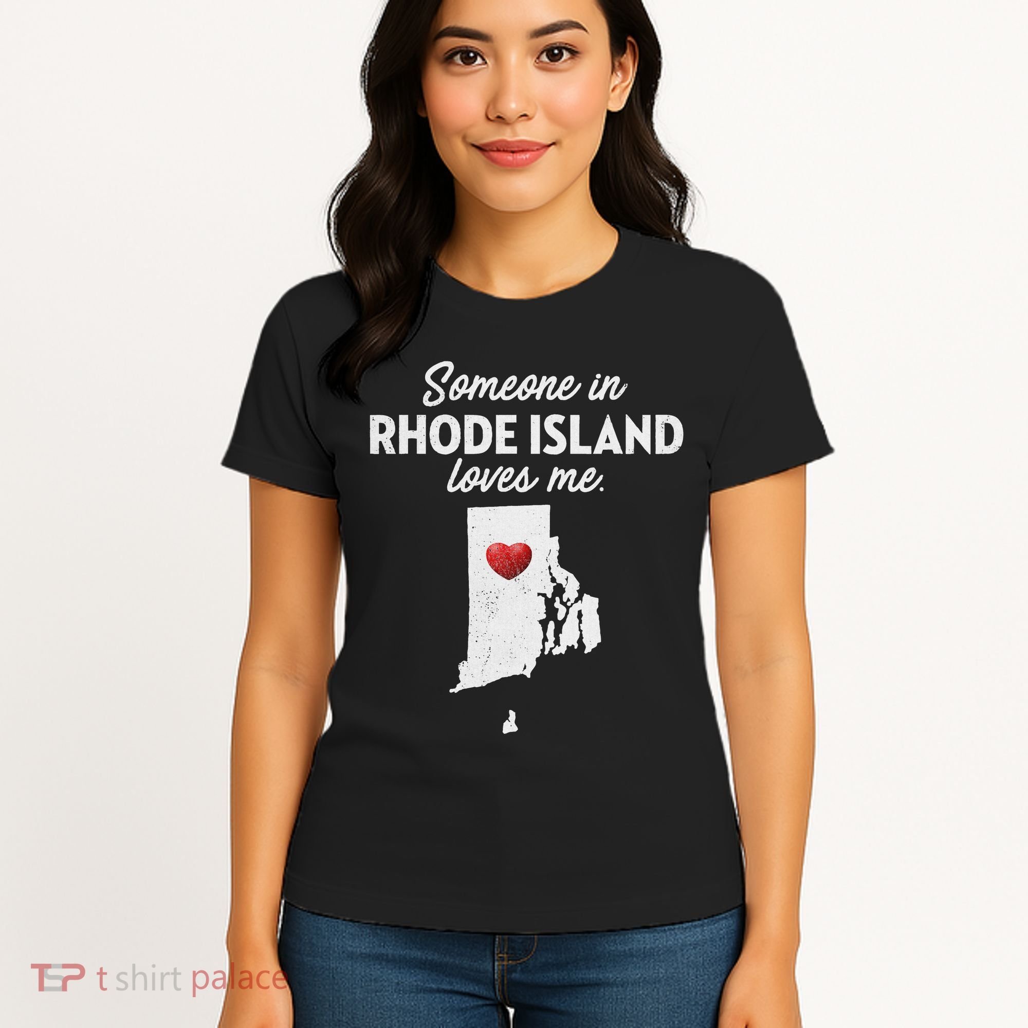Someone In Rhode Island Loves Me Rhode Island Ri Women's T-Shirt
