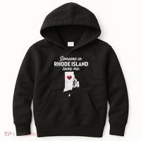 Someone In Rhode Island Loves Me Rhode Island Ri Kids Hoodie thumb 0