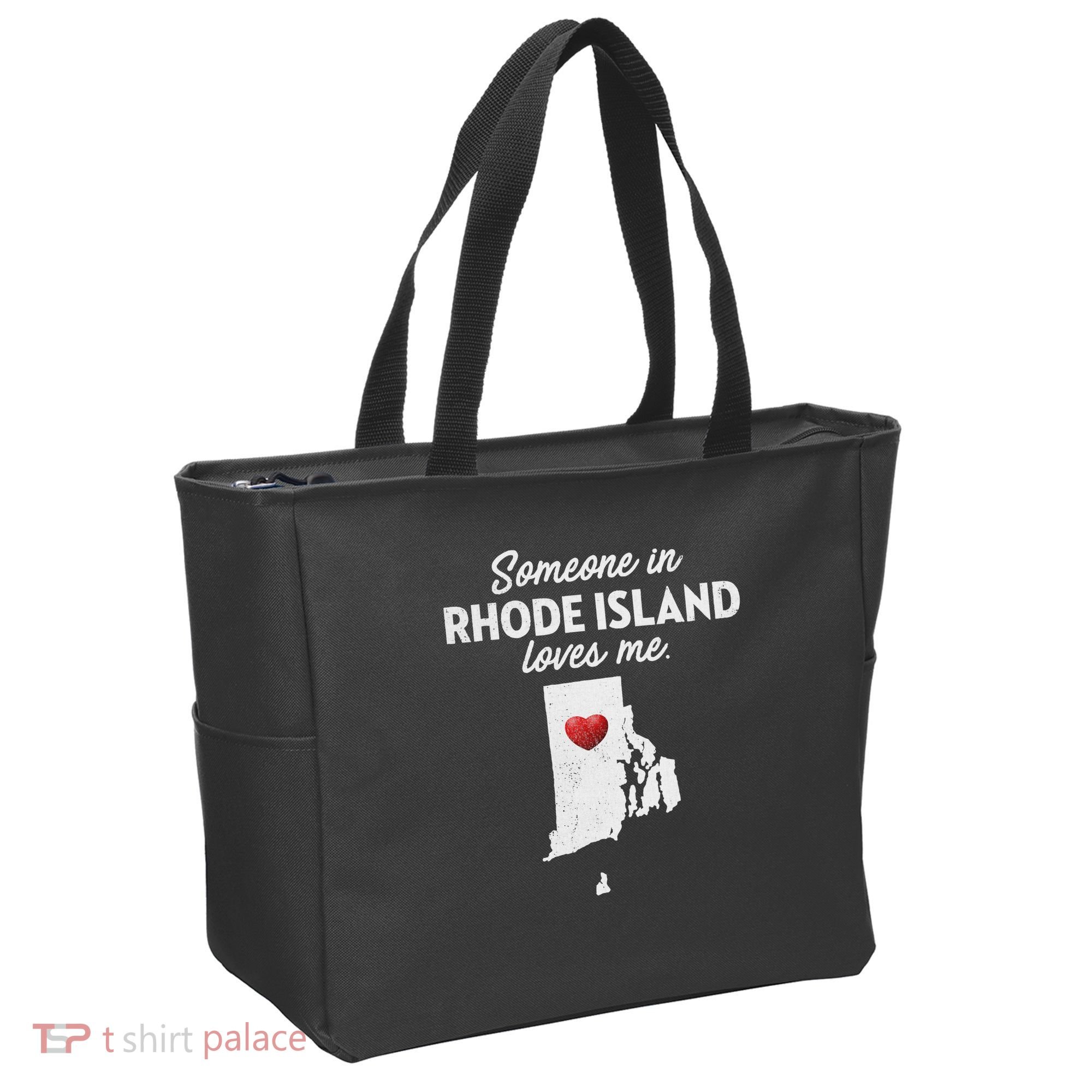 Someone In Rhode Island Loves Me Rhode Island Ri Tote Bag
