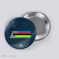 Steel Is Real Bike Button thumb 0
