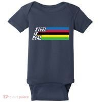 Steel Is Real Bike Baby Bodysuit thumb 0