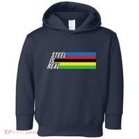 Steel Is Real Bike Toddler Hoodie thumb 0