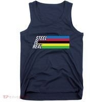 Steel Is Real Bike Tank Top thumb 0