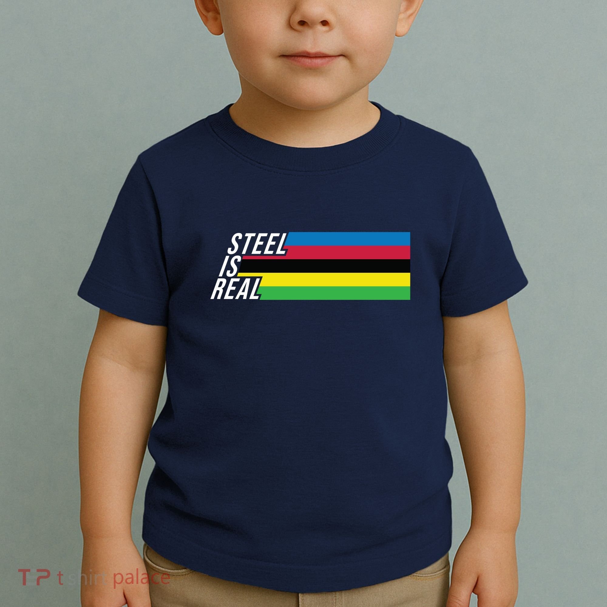 Steel Is Real Bike Toddler T-Shirt