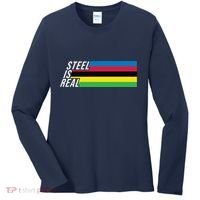 Steel Is Real Bike Women's Long Sleeve Shirt thumb 0