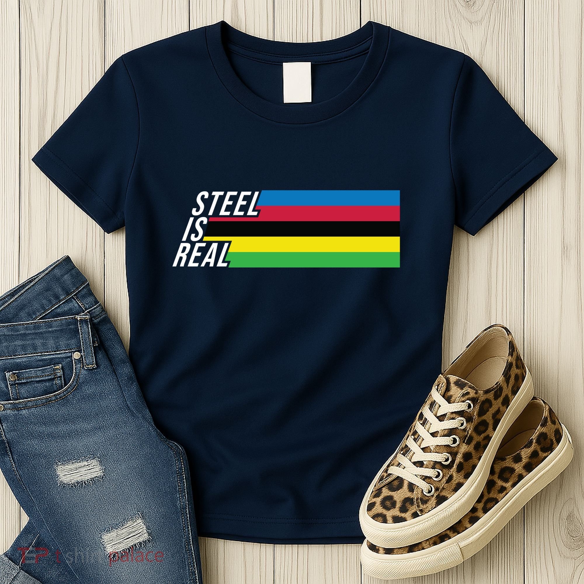 Steel Is Real Bike Women's T-Shirt
