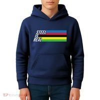 Steel Is Real Bike Kids Hoodie thumb 4