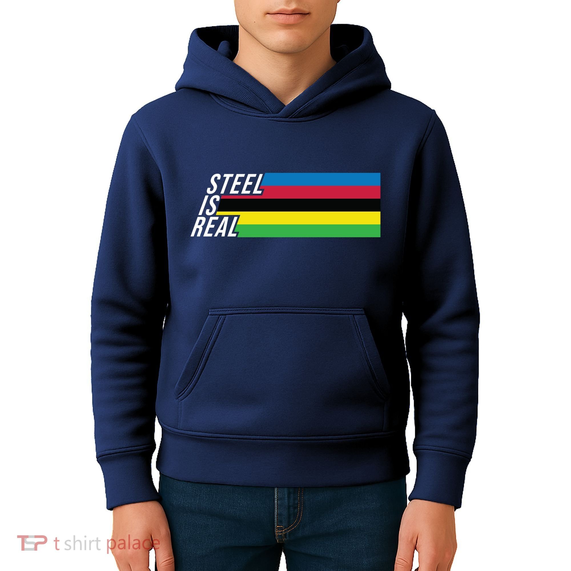 Steel Is Real Bike Kids Hoodie