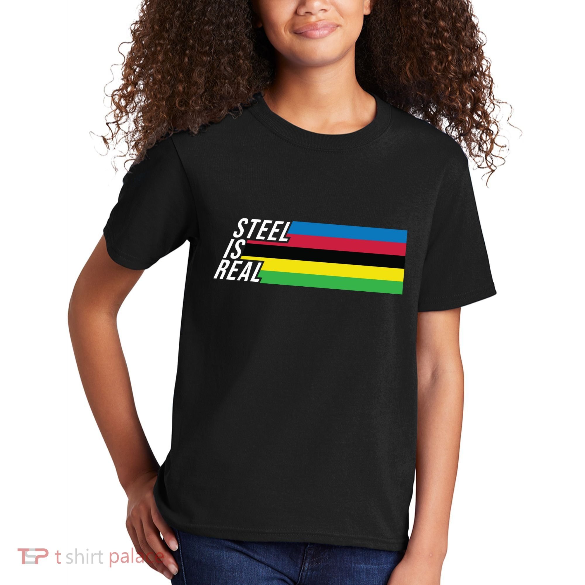 Steel Is Real Bike Kids T-Shirt