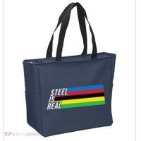 Steel Is Real Bike Tote Bag thumb 2