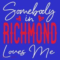 Somebody In Richmond Loves Me Virginia Relationship Matching Cute Gift Coaster thumb 2