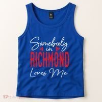 Somebody In Richmond Loves Me Virginia Relationship Matching Cute Gift Tank Top thumb 2