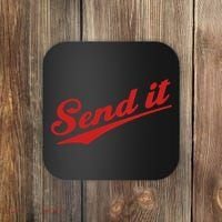 Sent It Red Logo Coaster thumb 0