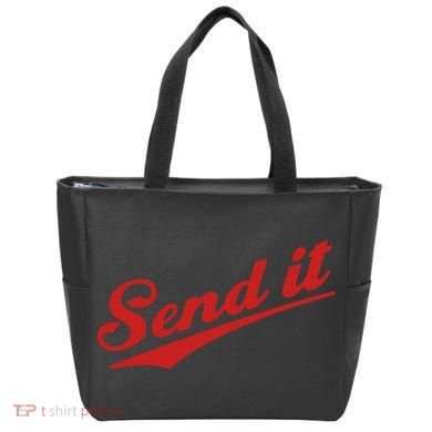 Sent It Red Logo Tote Bag