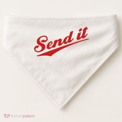 Sent It Red Logo USA-Made Doggie Bandana