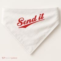 Sent It Red Logo USA-Made Doggie Bandana thumb 0