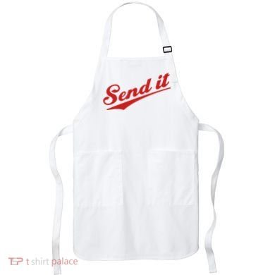 Sent It Red Logo Apron