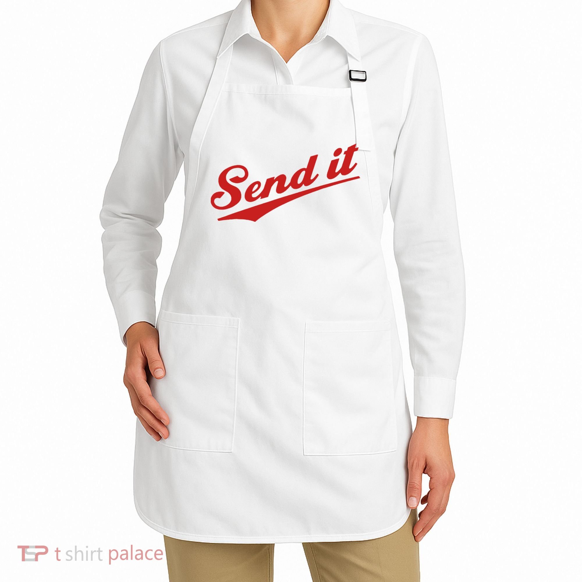 Sent It Red Logo Apron