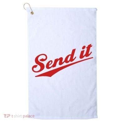 Sent It Red Logo Golf Towel