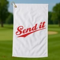 Sent It Red Logo Golf Towel thumb 1