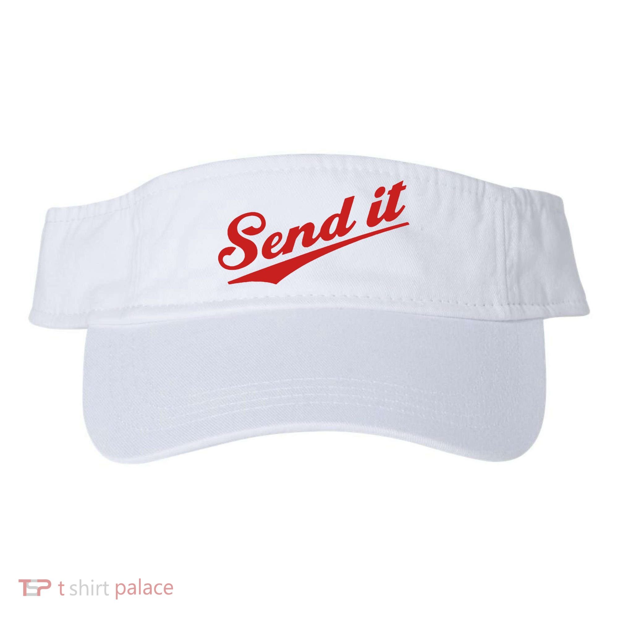 Sent It Red Logo Visor
