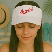 Sent It Red Logo Visor thumb 2