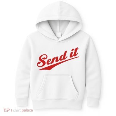 Sent It Red Logo Kids Hoodie