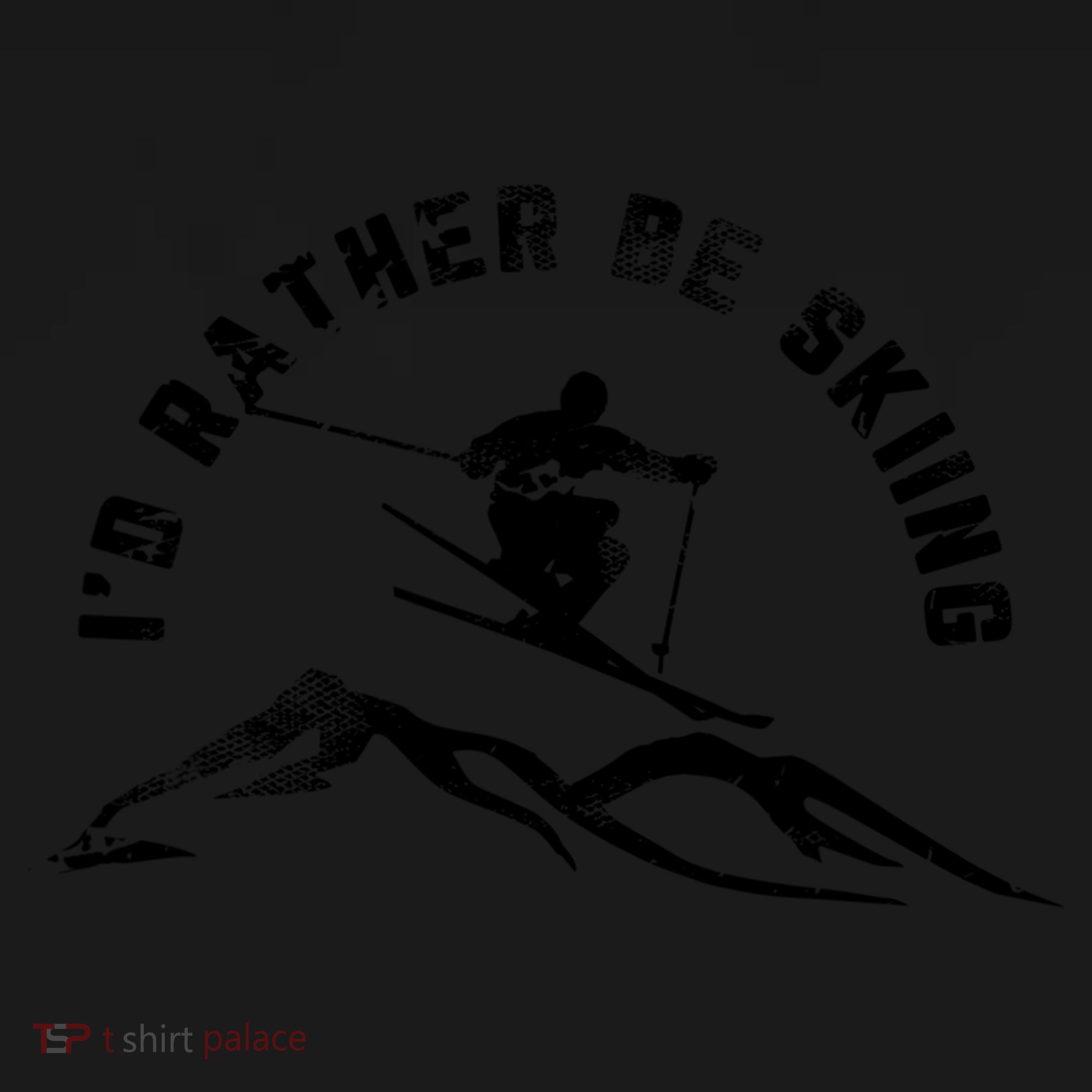 Skier I'd Rather Be Skiing Ski T Pajama Set