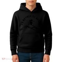 Skier I'd Rather Be Skiing Ski T Kids Hoodie thumb 4