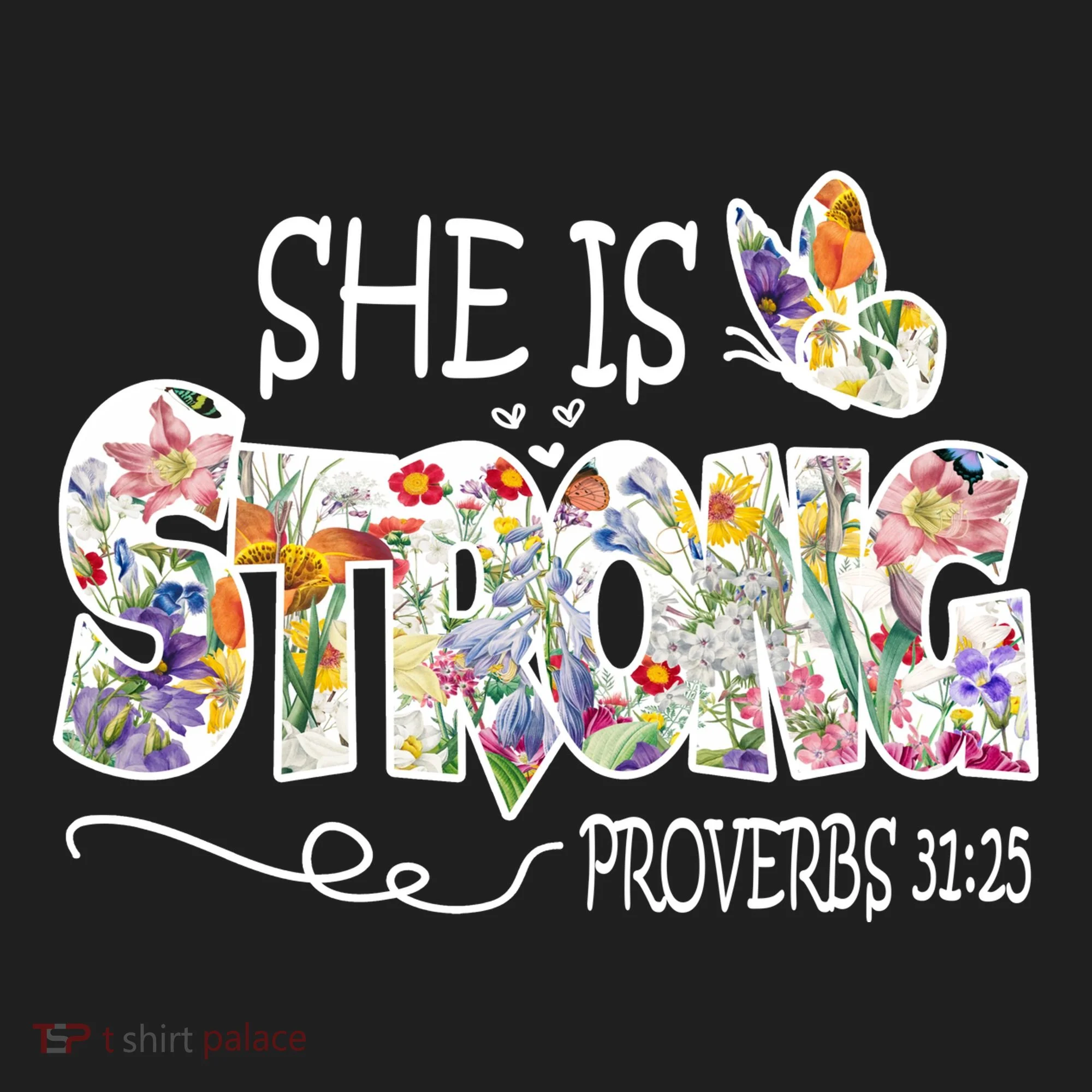 She Is Strong Proverbs 31:25 Bible Verse Beanie