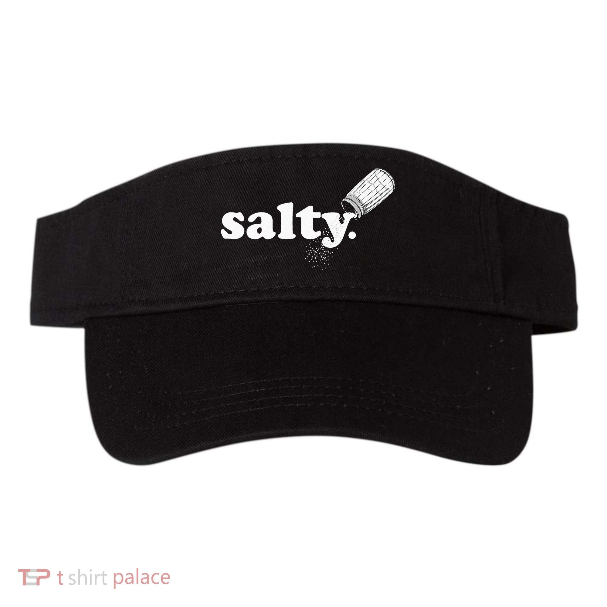 Salty Ironic Sarcastic Cool Funny Gamer Chef Trendy Visor
