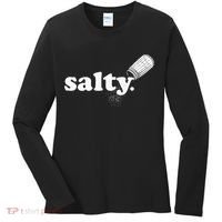 Salty Ironic Sarcastic Cool Funny Gamer Chef Trendy Women's Long Sleeve Shirt thumb 0